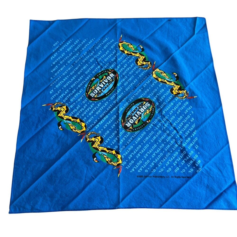 Survivor The Amazon 2002 Season 6 Tambaqui Tribe‎ Bandana .